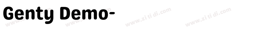 Genty Demo字体转换